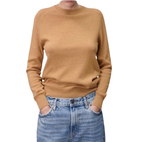 Zara Sweaters - ZARA Basic Sweater in Camel